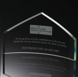 Cathedral Jade Glass Award (#30361, #30362, #30363)