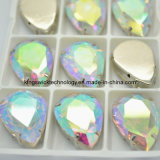 10X14mm Ab Color Sew on Teardrop Crystal Fancy Stones (GSO02)