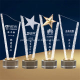 Wholesale Custom Clear Crystal Award Trophy for Business