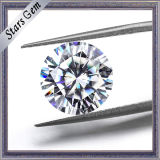 4.0 Carat 10mm H&a Cut Round Shape Synthetic Moissanite Loose Stone