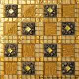 Home Decorative Golden Glass Art Mosaic (VMW3603)