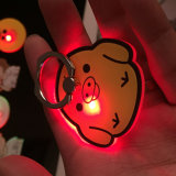 Flash Phone Ring Bracket LED Luminous Buckle Cartoon Creative Personality Crystal Acrylic Ring Holder