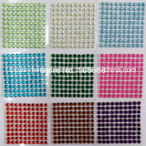 6mm 100PCS/Sheet 10 Sheets/Lot Self Adhesive Diamante Stick on Rhinestone Gems DIY Rhinestone Sticker (TP-6mm)