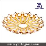 13.6'' Golden Plating Glass Charger Plate