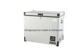 Bd/Bc-80L 12/24V DC Stainless Steel Chest Freezer Curved Bottom