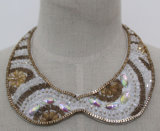 Fashion Beaded Crystal Jewelry Necklace Garment Faux Collar (JE0097)