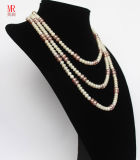 Multi Strand Fashion Cultured Pearl Necklace (EN1306)