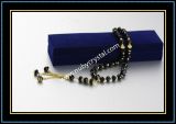Black Crystal Muslim Prayer Beads