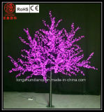 LED Purple Simulation Cherry Tree Light