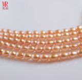 8-9mm Strong Luster Rice Shape Freswater Pearl Strand