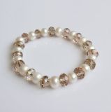Fashion Stretched Freshwater Pearl Bracelet (EB1581)
