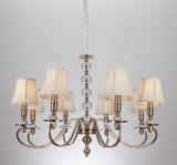 Iron Chandelier Lighting, Clear Crystal, Zhongshan Supplier From China (SL2076-8)