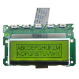 12864 Stn, Y-G Graphic LCD Module with Green Backlight