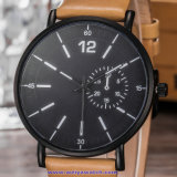 Custom Logo Quartz Men's Watch Crystal Swiss Wrist for Man (WY-17011B)