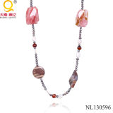 Fashion Pearl and Stone Necklace in China Manufacturer