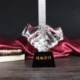 Business Cooperation Gift Personalized Customized Islamic Crystal Shaking Hand Trophy