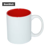 Js Coatings Sublimation Mugs 11oz Two-Tone Color Mugs - Red B11naa-02