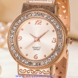 Custom Logo Quartz Watch Fashion Wrist Watches for Men Ladies (WY-17007A)