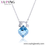 44342 Xuping Hot Sale Cube Crystals From Swarovski Charms Women Pendant Necklace