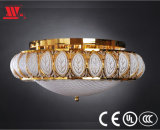 Crystal Ceiling Light with Crystal and Art Glass Decoration