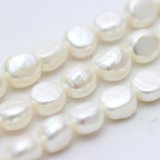 12-13mm Natural Baroque Freshwater Pearl Biwa Beads (E190033)