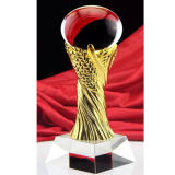 China Wholesale Globe Crystal Glass Trophy Award