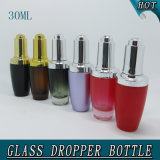 1oz 30ml Colorful Perfumes and Fragrances Press Pump Dropper Glass Bottle