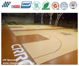 Wooden Texture Look PU/Polyurethane Coating for Highe Performance Basketball Court