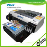 A2 UV Flatbed Printer for Crystal, Plastic with Clear Color