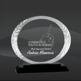 Oval Sparkle Crystal Award (J-ACG41, J-ACG43)