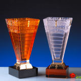 Fashion Crystal Glass Trophy for Souvenir