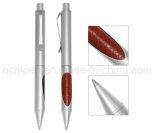 New Outwards Leather Patch Twist Ball Pen