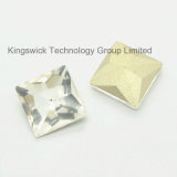Square Sew on Glass Crystal Diamante Stone