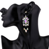 Fashion High-Quality Glass Crystal Gemstone Earrings