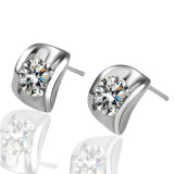 Sterling Silver Crystal Stud Earring