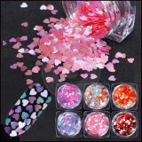 Pink Color Shiny Nail Art Glitters Sequins Powder Manicure Decorations
