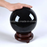 Solid Big Crystal Ball Black Color for Home Decors