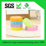 Hot Sale BOPP Manufacturers Rainbow Sticky Crystal Stationery Tape