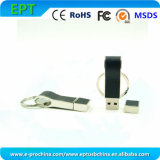 Customized Logo Leather Pen Drive Memory USB Flash Disk (ED017)