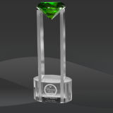 Green Sky Diamond Crystal Award (JC-1231GR)