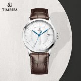 Luxury Brand Men Quartz Watches Genuine Leather Waterproof Casual Wrist Watch for Business 72687