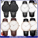 Yxl-004 Womage Brand Fashion Leather Trap Watch Women Fashion Casual Wristwatch Dw Style Luxury Men Sports Quartz Watch
