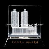Table Decoration Inner Laser Engraving Building for Table Decoration