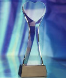 Hot Sale Heart Shape Crystal Trophy&Award