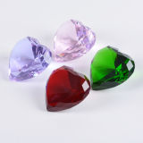 Heart Diamond Glass Crystal for Fashion Jewelry Paperweight