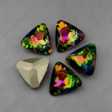 Rainbow Color Point Back Fancy Stones Rhinestones Beads for Jewelry