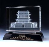 High-Grade 3D Image Crystal K9 Glass Building Model