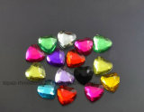 Heart Shape 12mm Acrylic Flat Back Stones Acrylic Beads for Jewelry
