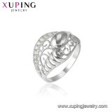 12158 Fashion Luxury Charming Single Ruby Stone Dubai Silver Jewelry Ring