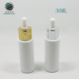 1 Oz White Colored Empty Serum Glass 30ml Bottle with Dropper